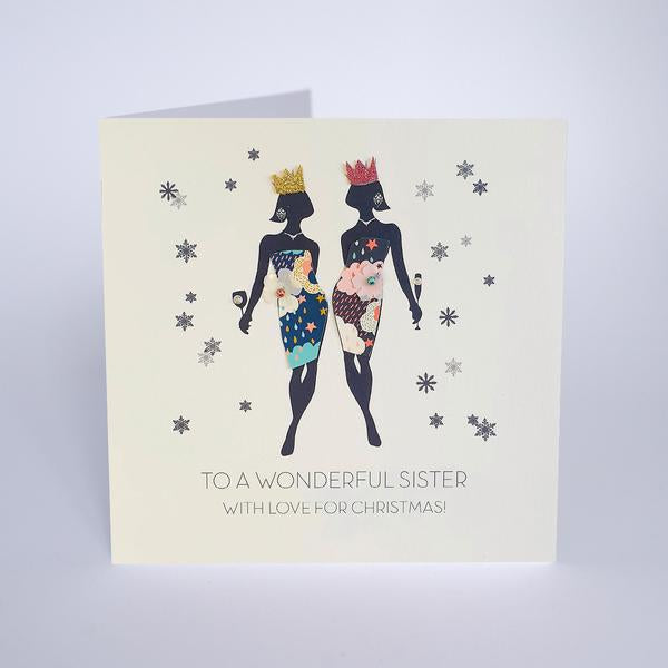 Five Dollar Shake Wonderful Sister Christmas Card