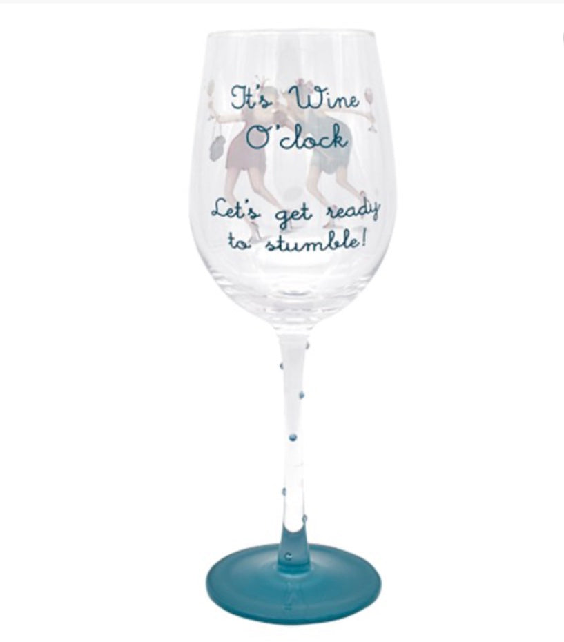 Berni Parker Wine Glass - Wine O’Clock
