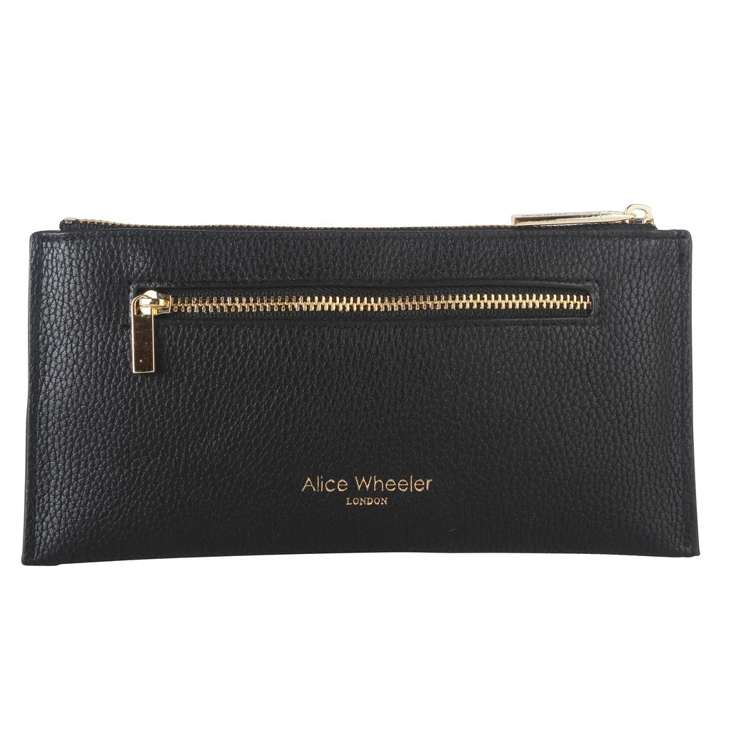 Alice Wheeler Black Brunel Slimline Large Purse