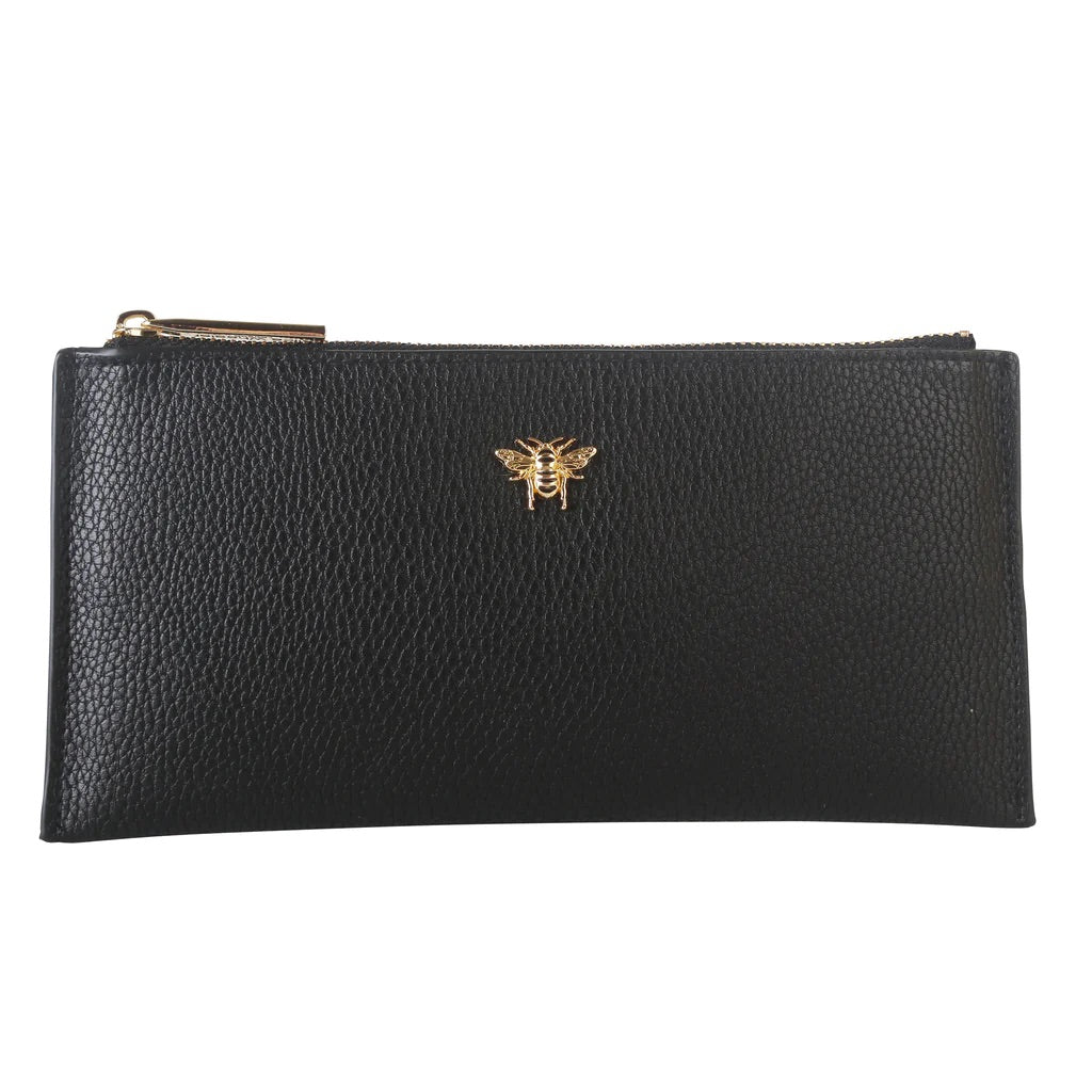 Alice Wheeler Black Brunel Slimline Large Purse