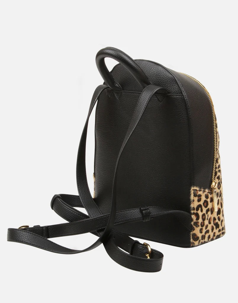 Alice Wheeler Black Leopard Richmond Backpack
