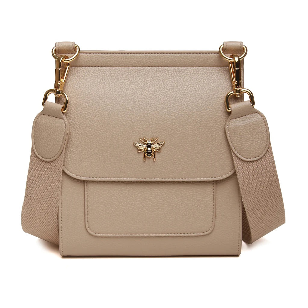 Alice Wheeler Stone Small Bloomsbury Crossbody Bag