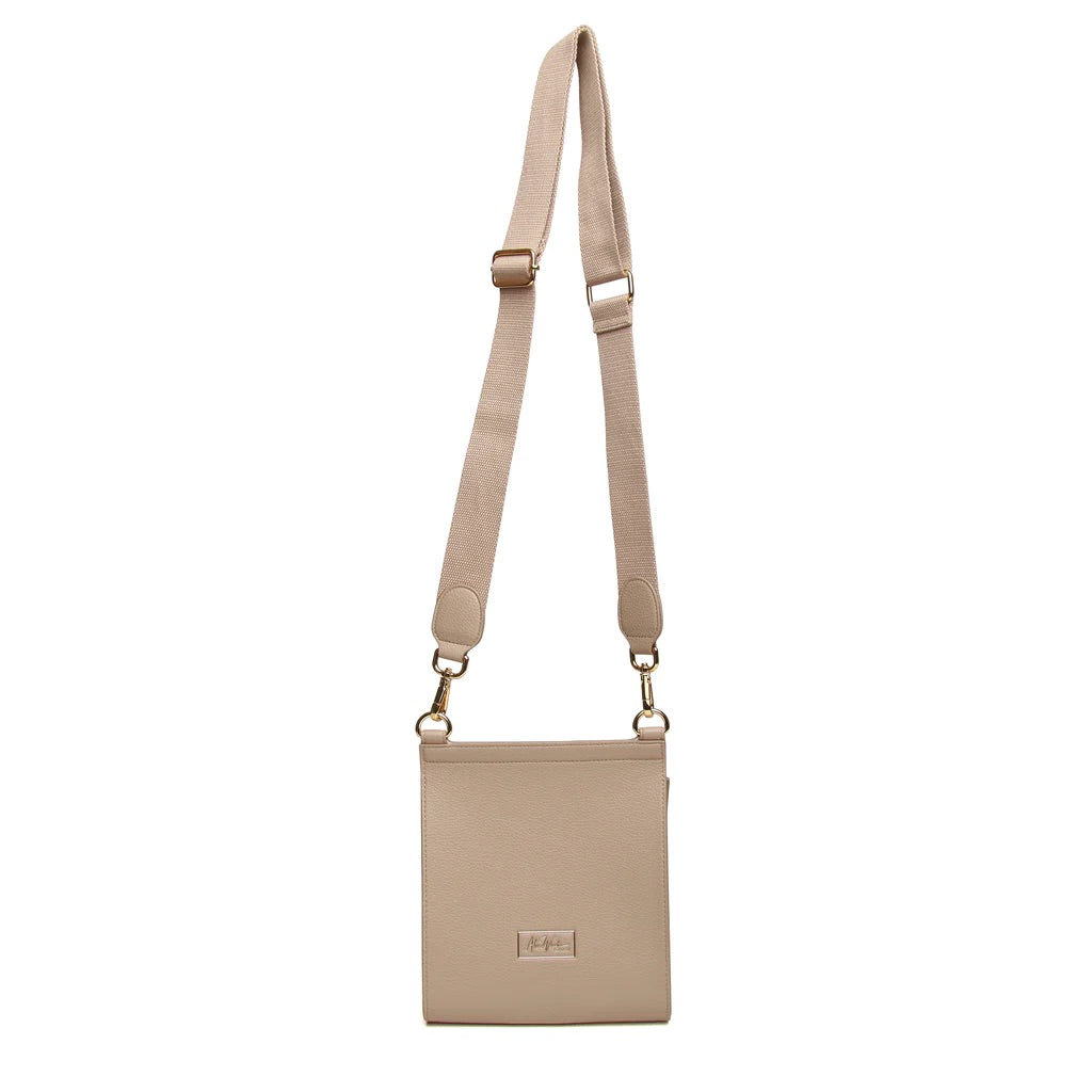 Alice Wheeler Stone Small Bloomsbury Crossbody Bag