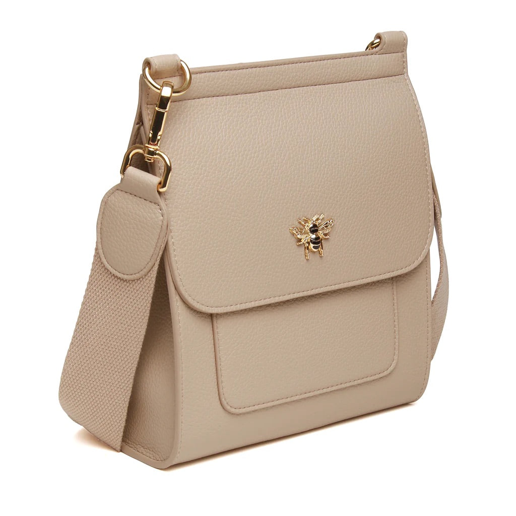 Alice Wheeler Stone Small Bloomsbury Crossbody Bag