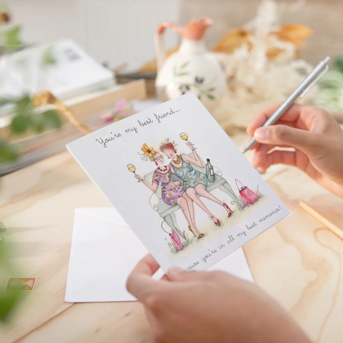 Berni Parker Blank Card -You're my Best Friend