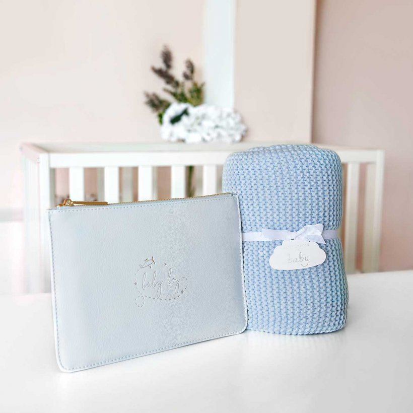 Katie Loxton - Perfect Pouch -Baby Boy - Blue