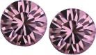 Byzantium 6mm Austrian Crystal Studs - Chaton -Light Amethyst