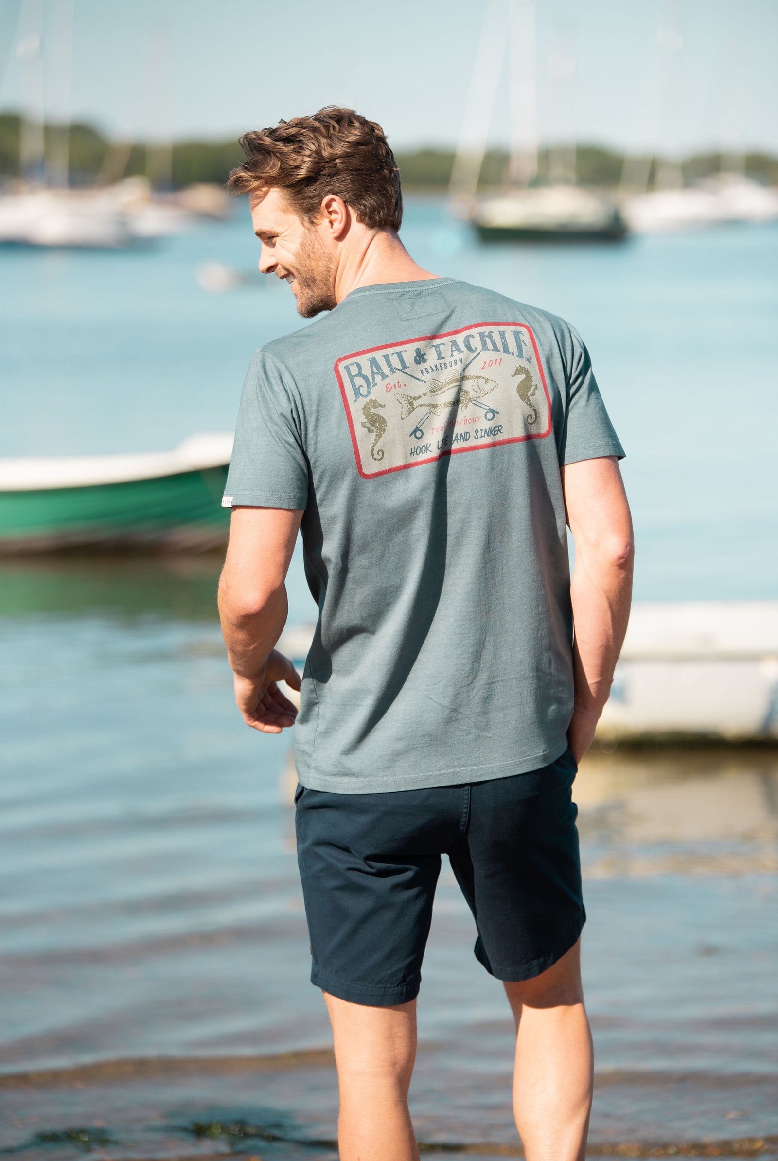 Brakeburn Fish Tshirt - Blue