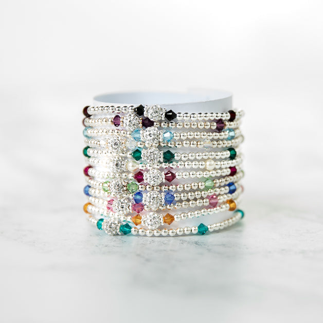 Topaz (November Birthstone) Silver Bracelet