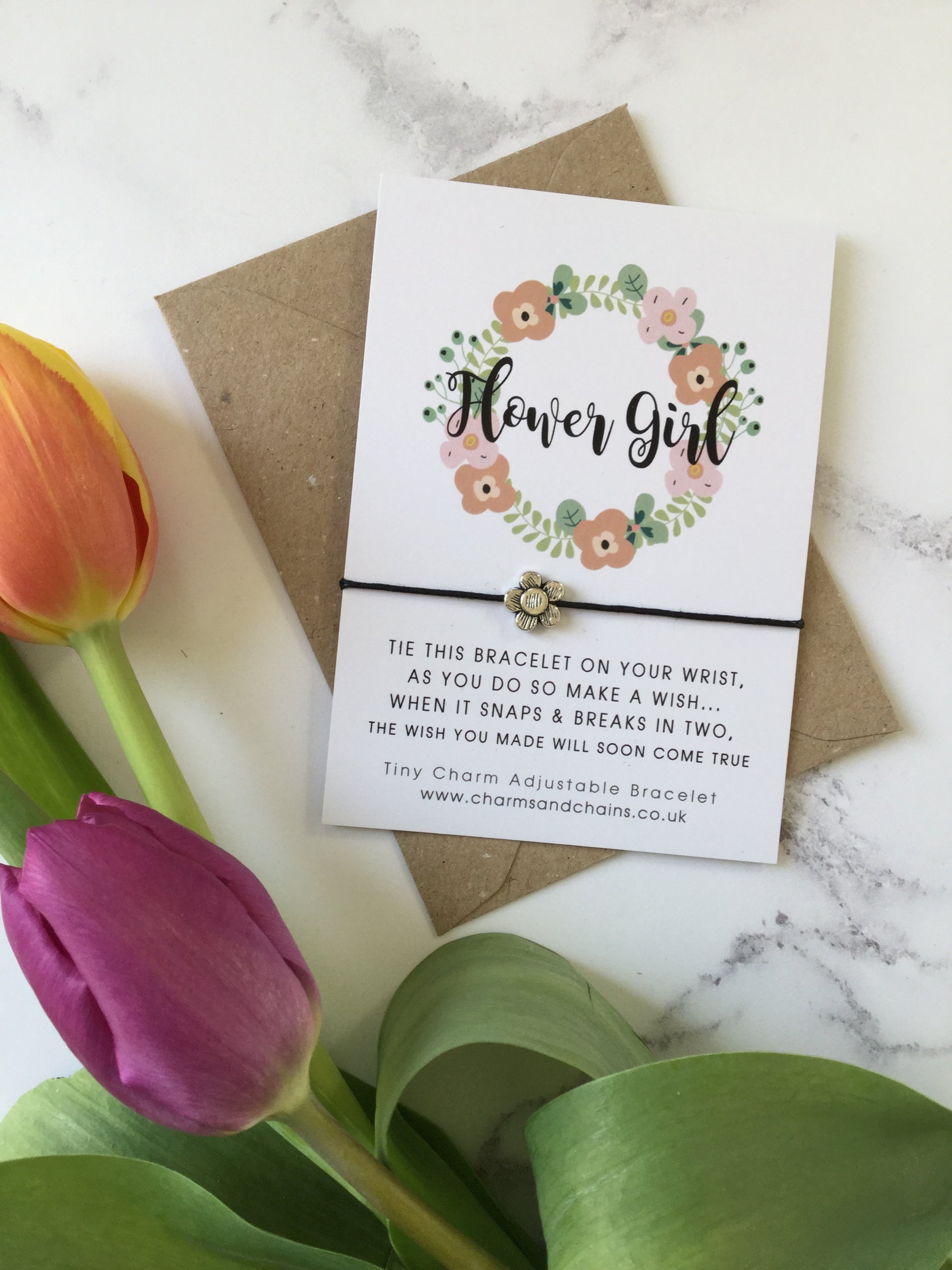 Flower Girl Wish Bracelet