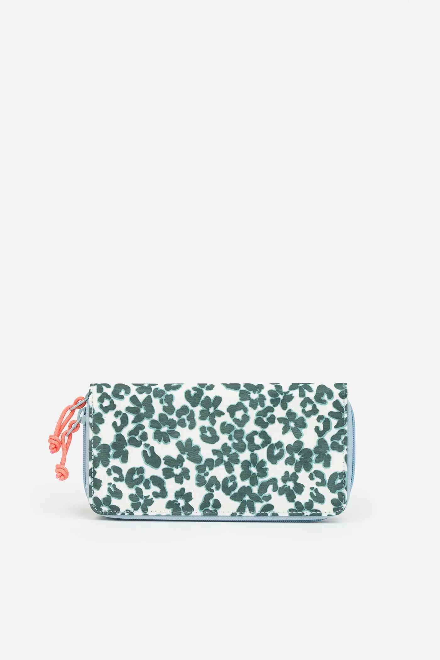 Brakeburn Leopard Floral Large Zip Purse