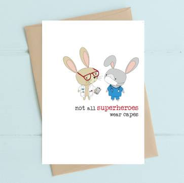 Dandelion Stationery - Superheroes and Capes Card