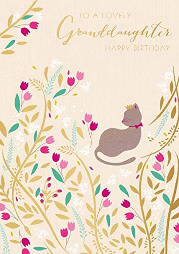Sara Miller by The Art File - Lovely Granddaughter Birthday Card