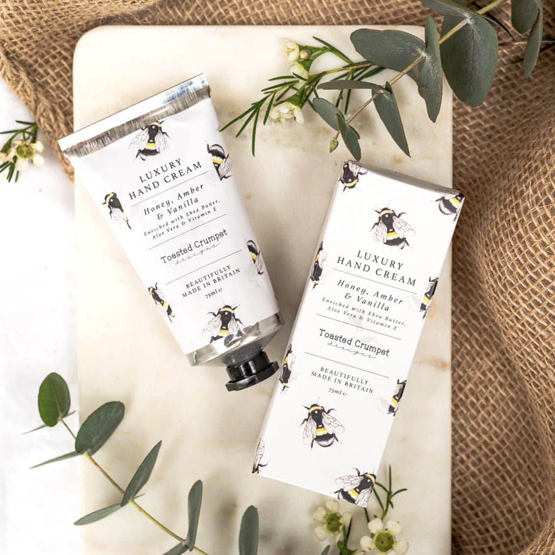 Toasted Crumpet - Honey, Amber & Vanilla Luxury Hand Cream - 75ml