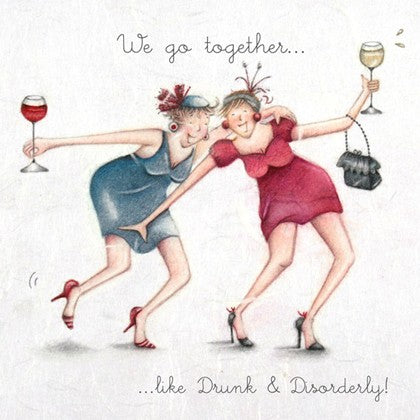 Berni Parker Blank Card - We go together Like