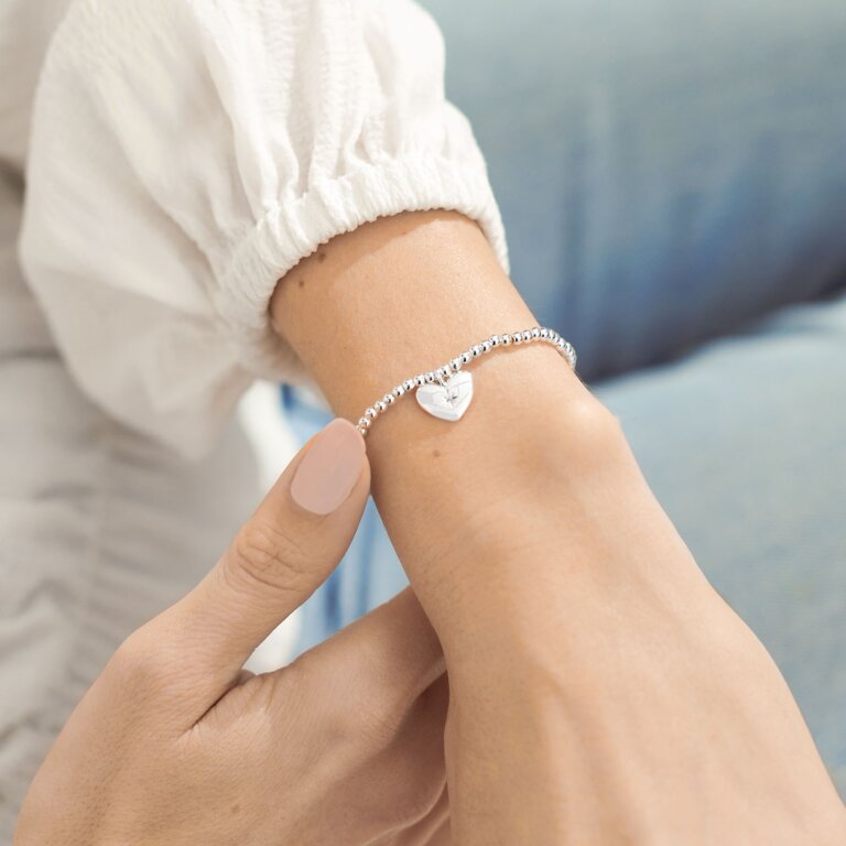 Joma Jewellery A Little 'With Love on Your Wedding Day' Silver Bracelet
