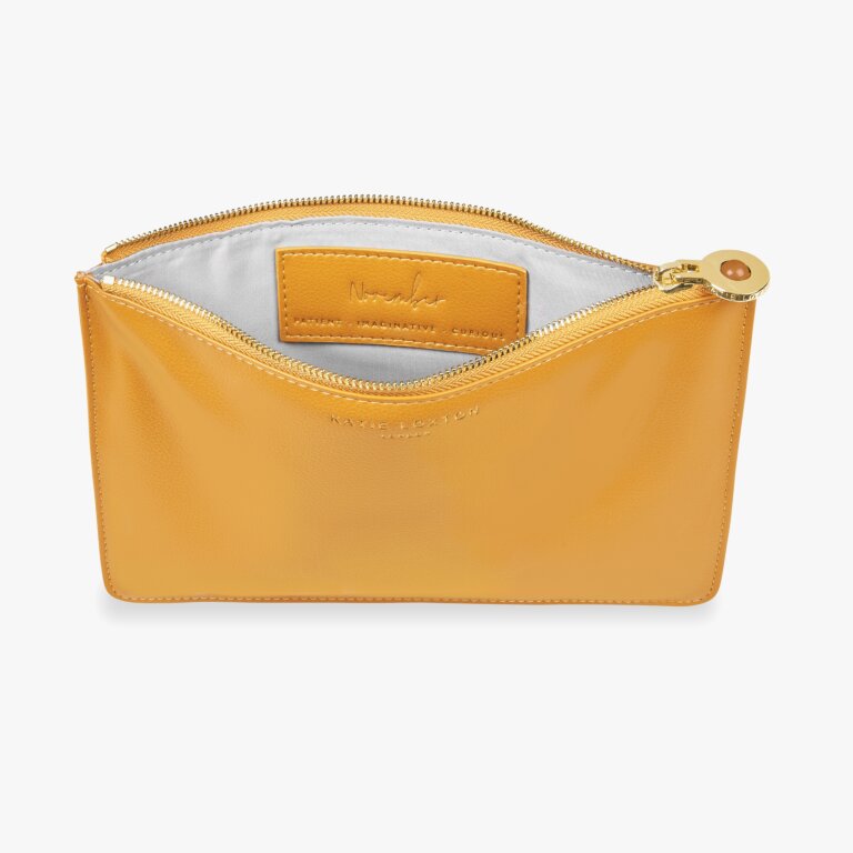 Katie Loxton Birthstone Perfect Pouch - NOVEMBER Yellow Quartz- Ochre