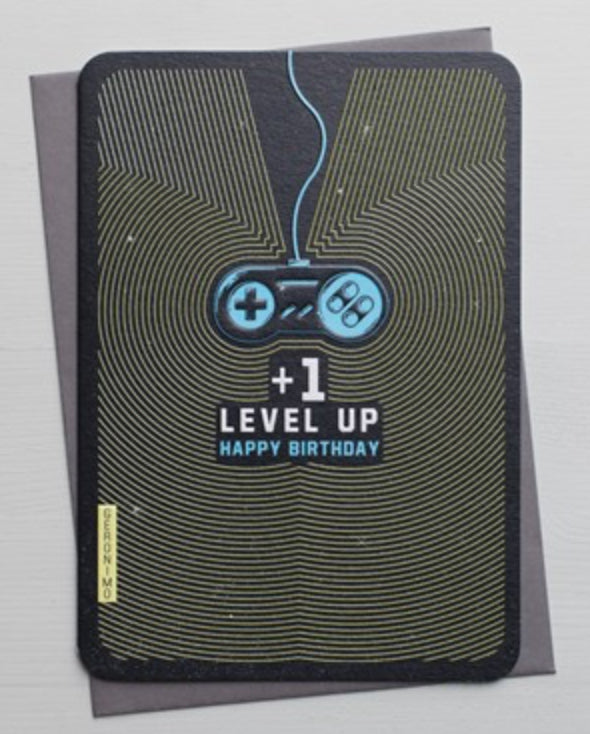 The Art File - Level Up Gaming Birthday Card