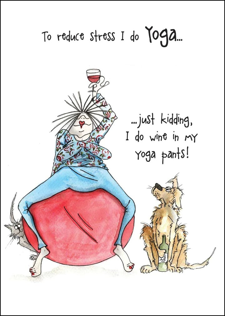Camilla & Rose Blank Card - Yoga Pants