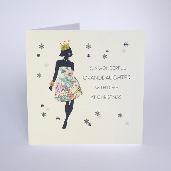Five Dollar Shake Wonderful Granddaughter Christmas Card