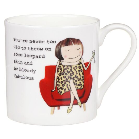 Rosie Made a Thing Mug - Leopard Skin
