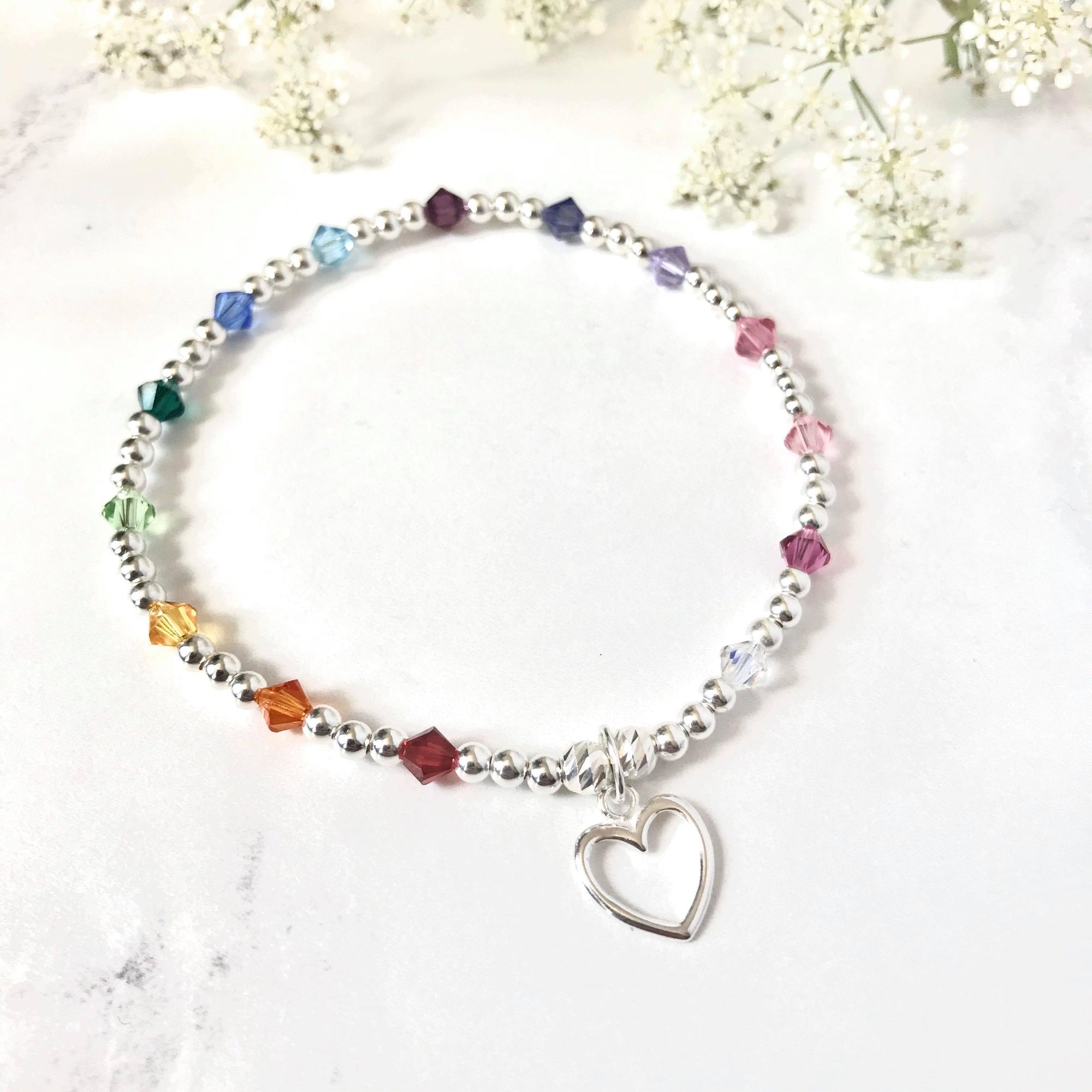 Jolu Jewellery Rainbow Love Kids/Teen Bracelet 🌈