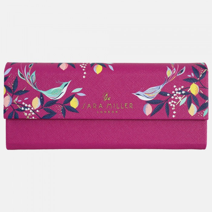 Sara Miller Mauve Orchard Birds Glasses Case