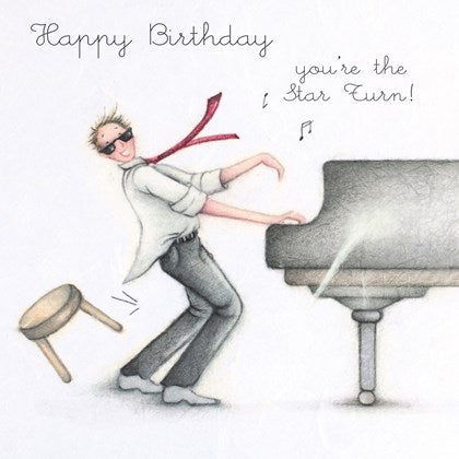 Berni Parker Card - Star Turn Birthday