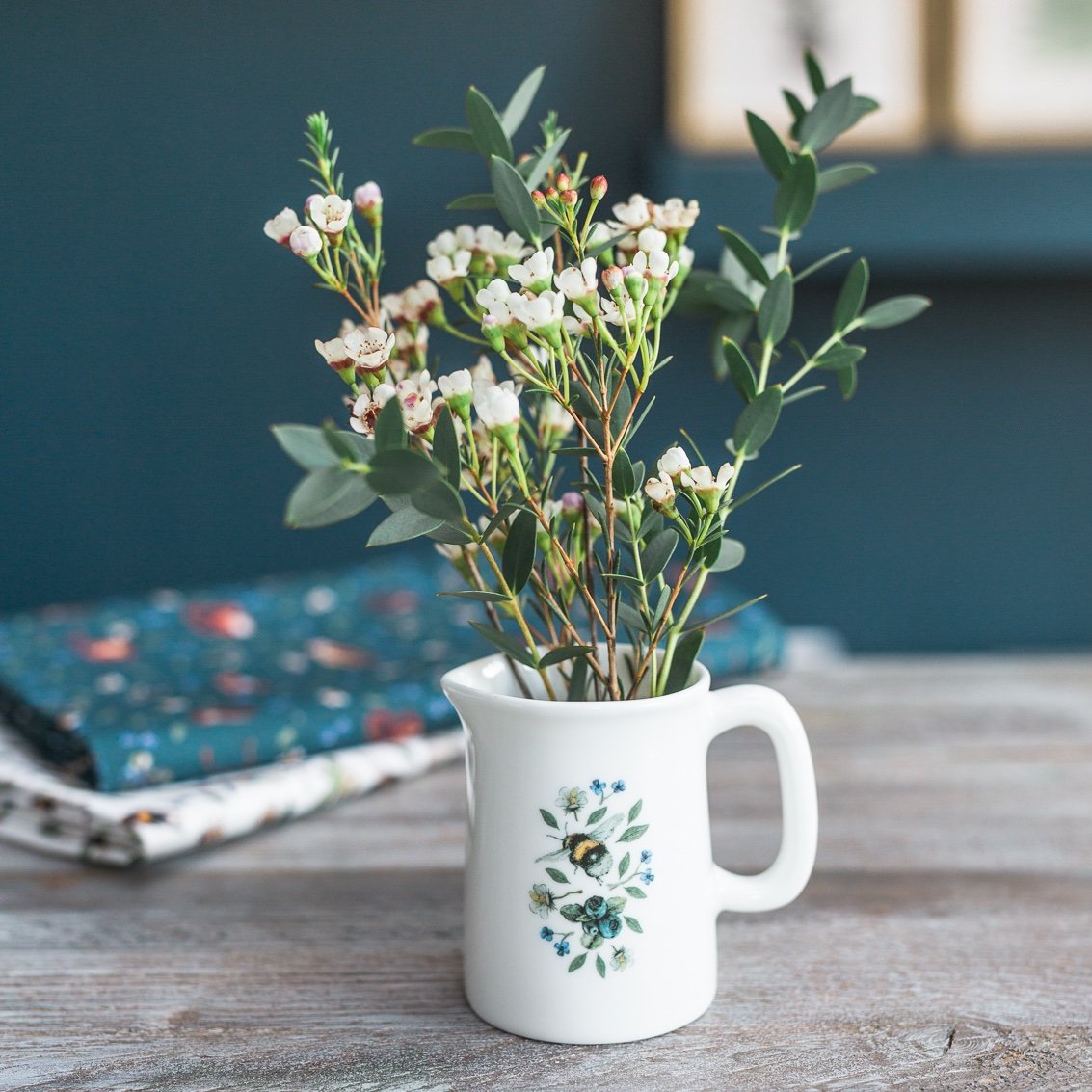 Toasted Crumpet Wild Flower Meadows Bee Mini Jug