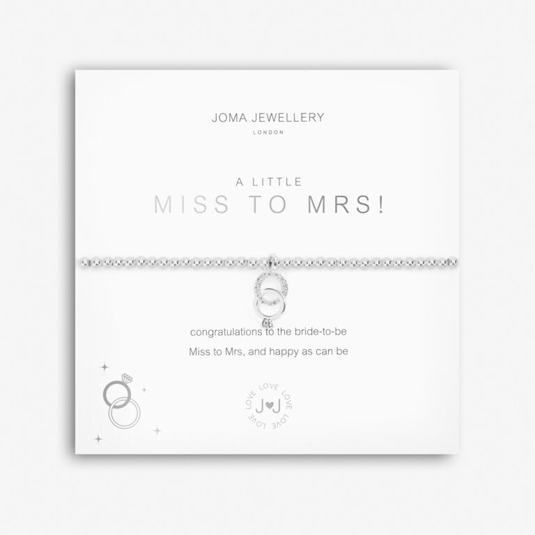 Joma Jewellery A Little 'Miss to Mrs' Silver Bracelet