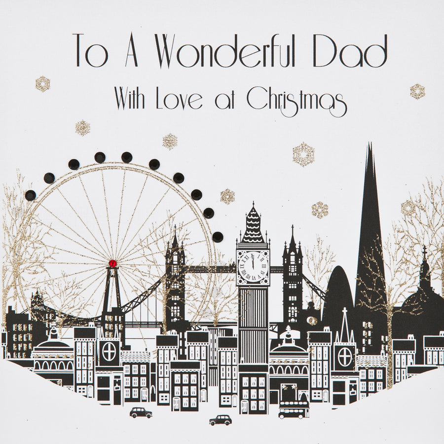 Five Dollar Shake Wonderful Christmas London Scene Card