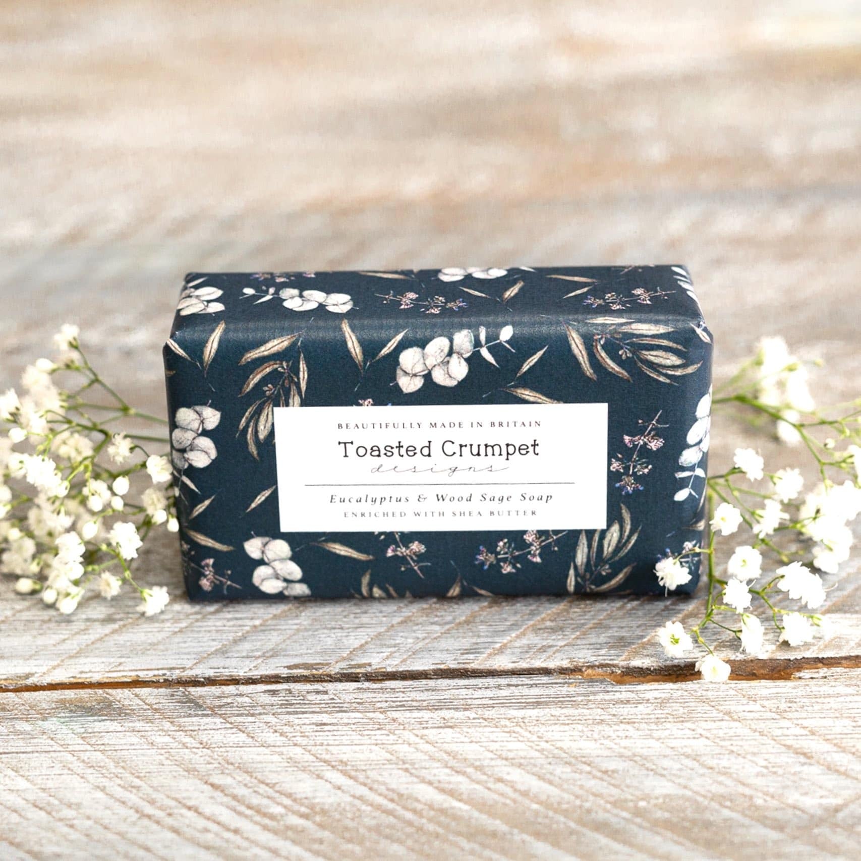 Toasted Crumpet - Eucalyptus & Wood Sage - 190g Soap Bar