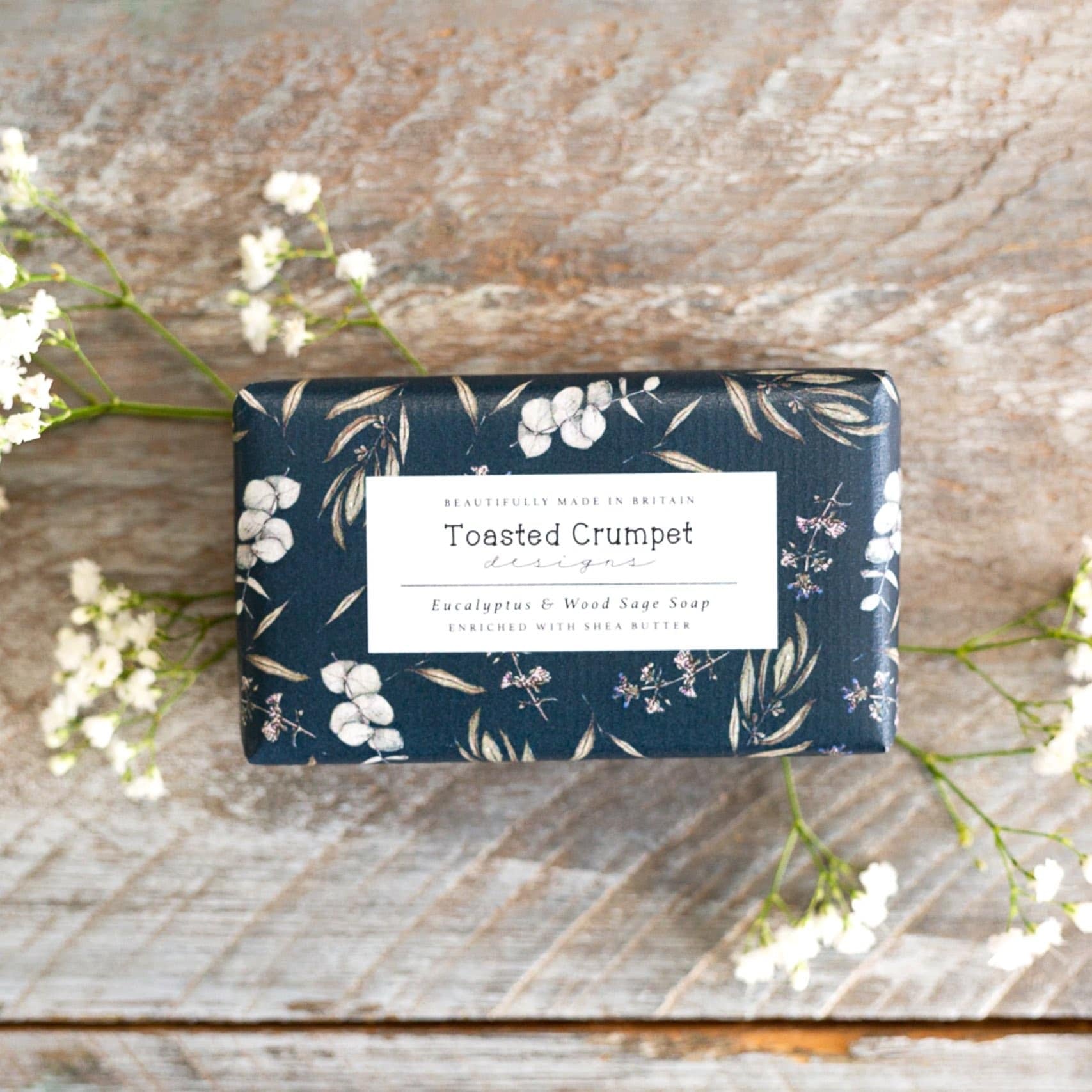 Toasted Crumpet - Eucalyptus & Wood Sage - 190g Soap Bar