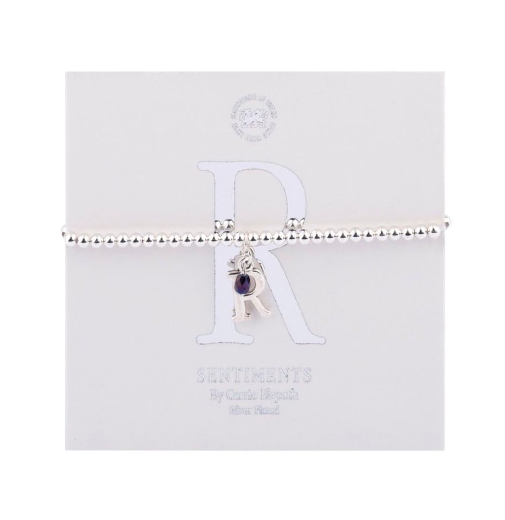 Carrie Elspeth Alphabet Bracelet - Letter R