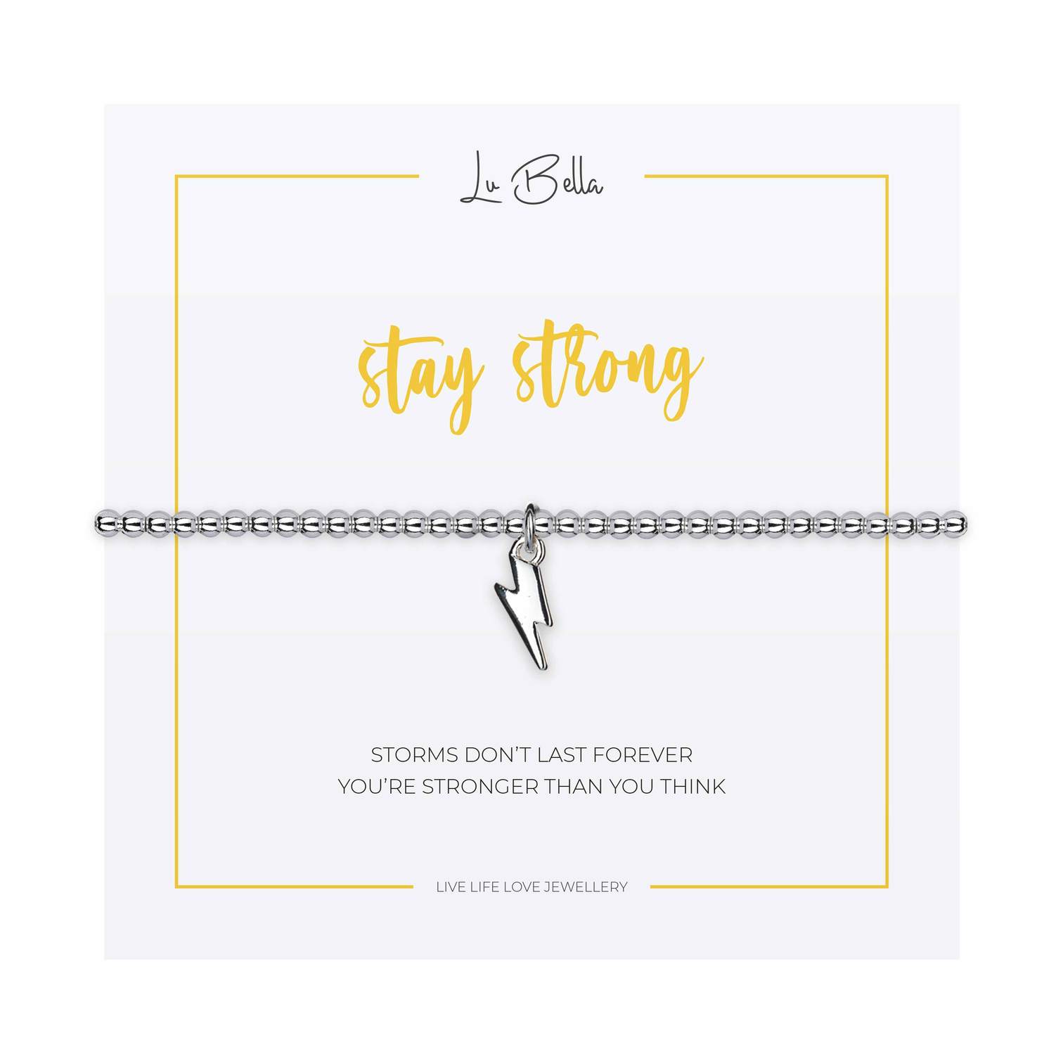 Lu Bella - Stay Strong Sentiments Bracelet