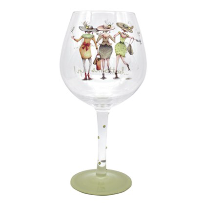 Berni Parker Gin Glass- It’s Gin O’Clock