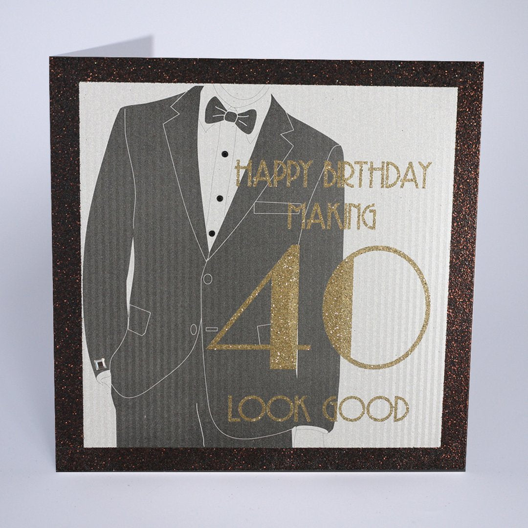 Five Dollar Shake Making 40 Look Good Birthday Card