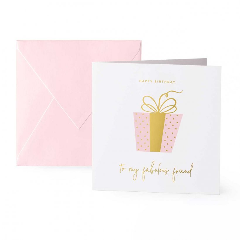Katie Loxton Happy Birthday to my Fabulous Friend Greeting Card
