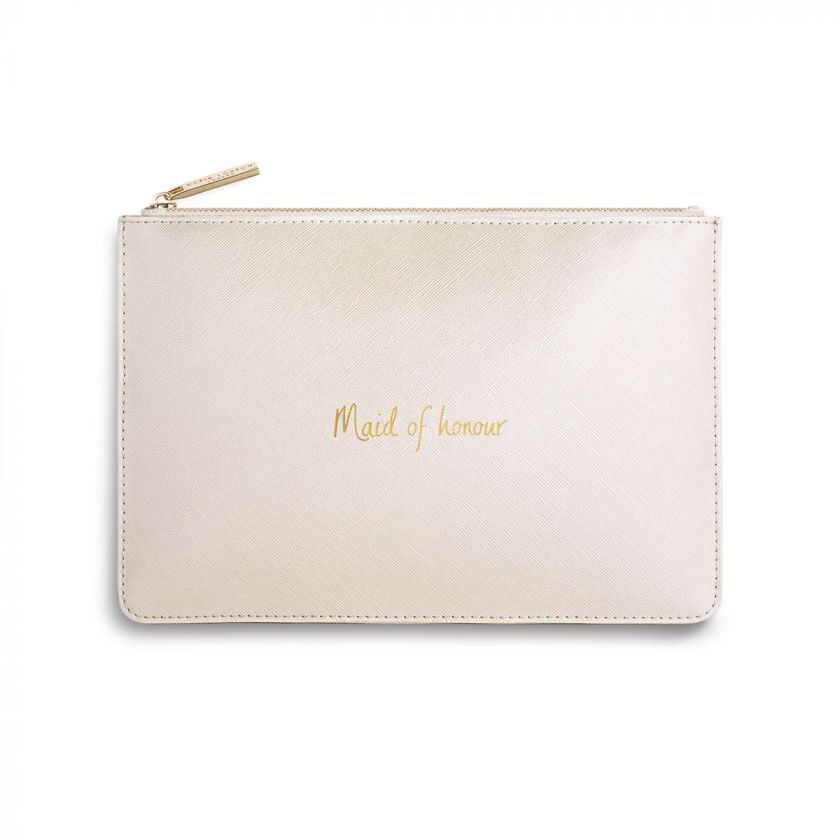 Katie Loxton Perfect Pouch - Maid of Honour - Pearlised