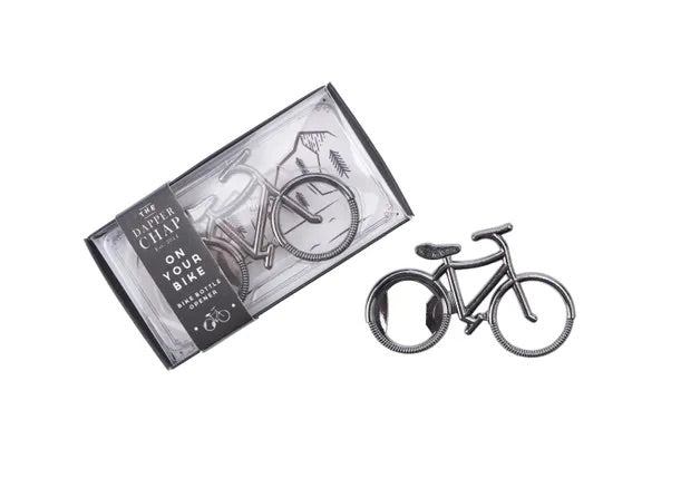The Dapper Chap On Your Bike Bottle Opener - Grey