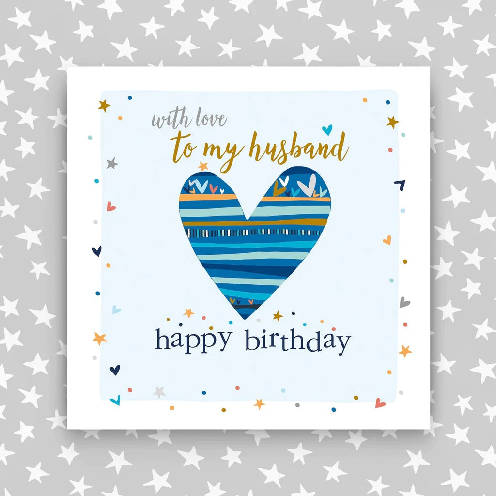 Molly Mae With Love to My Husband Birthday Card