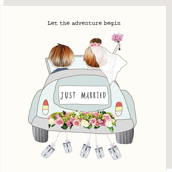 Rosie Made A Thing -Adventure Wedding - Wedding Card