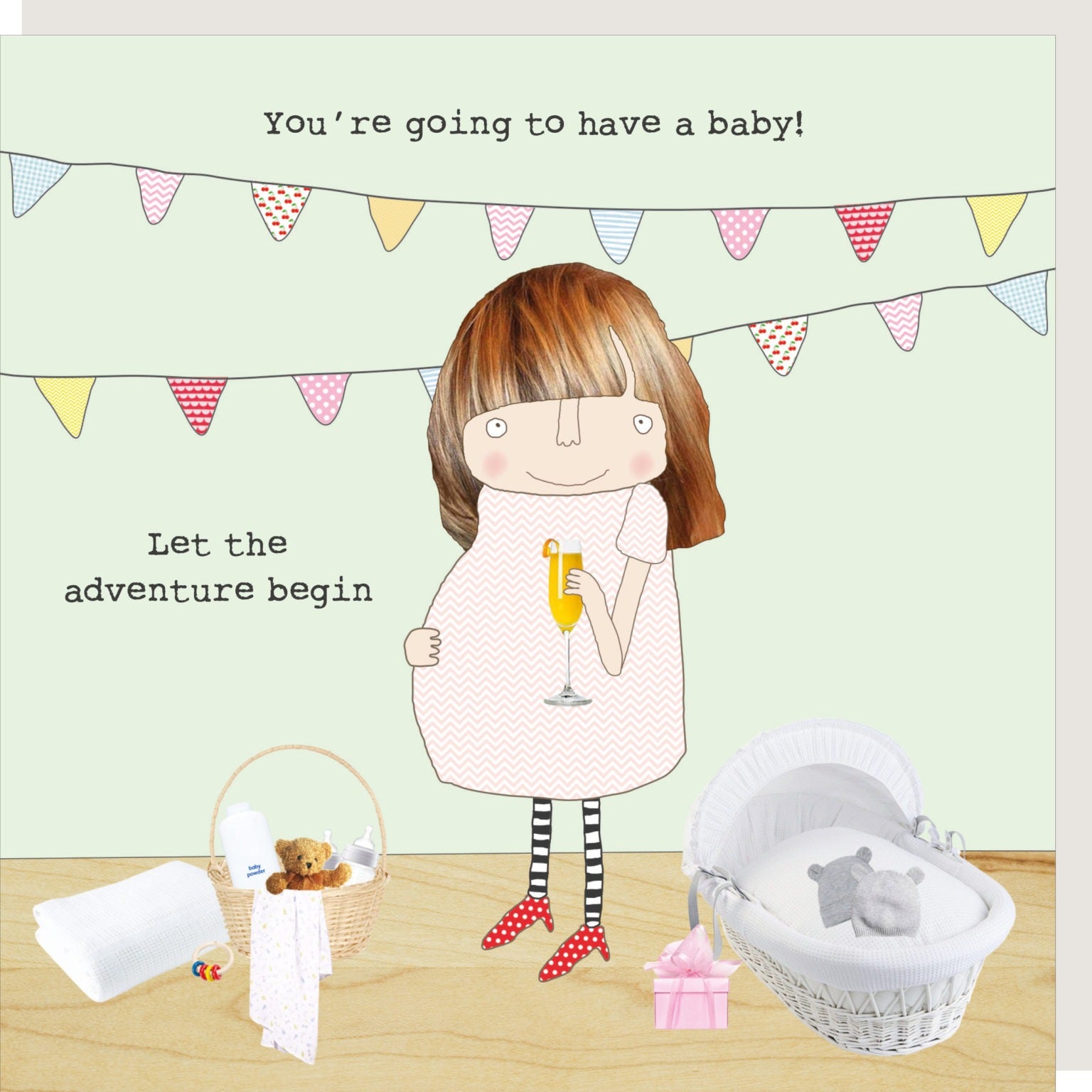 Rosie Made A Thing -Baby Adventure - Blank Card