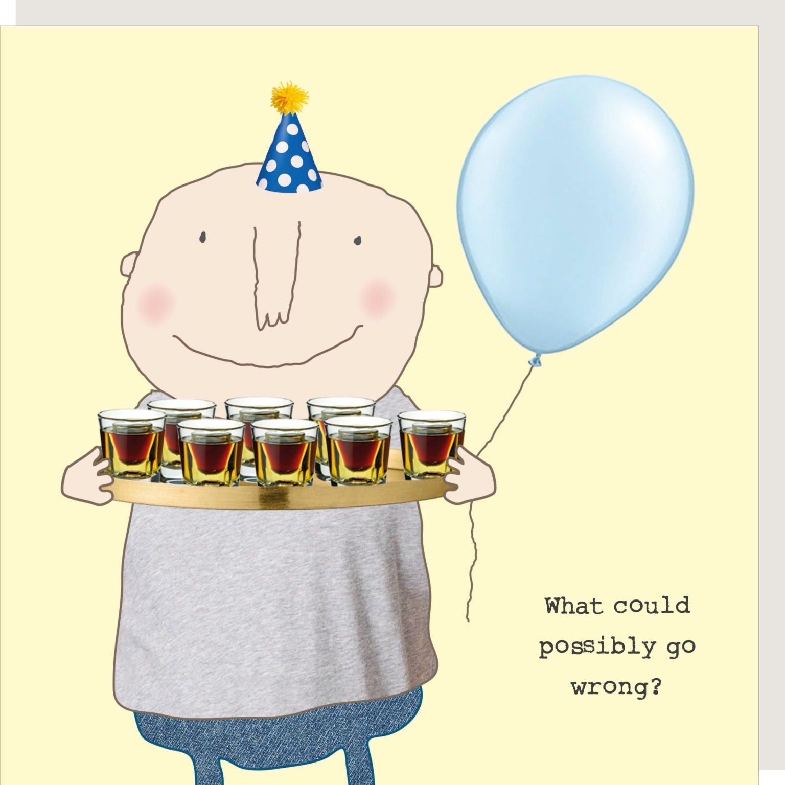 Rosie Made A Thing - Possibly Go Wrong - Blank Card