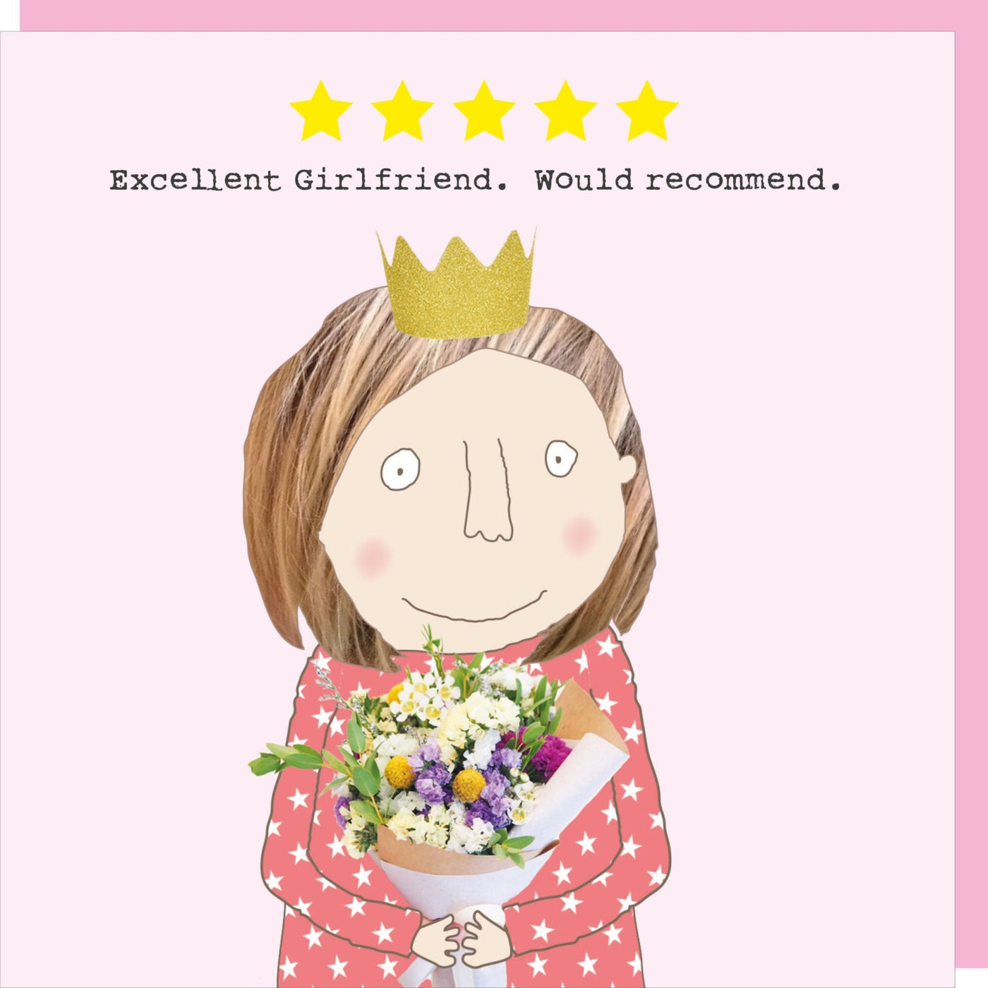 Rosie Made A Thing - Five Star Girlfriend - Blank Card