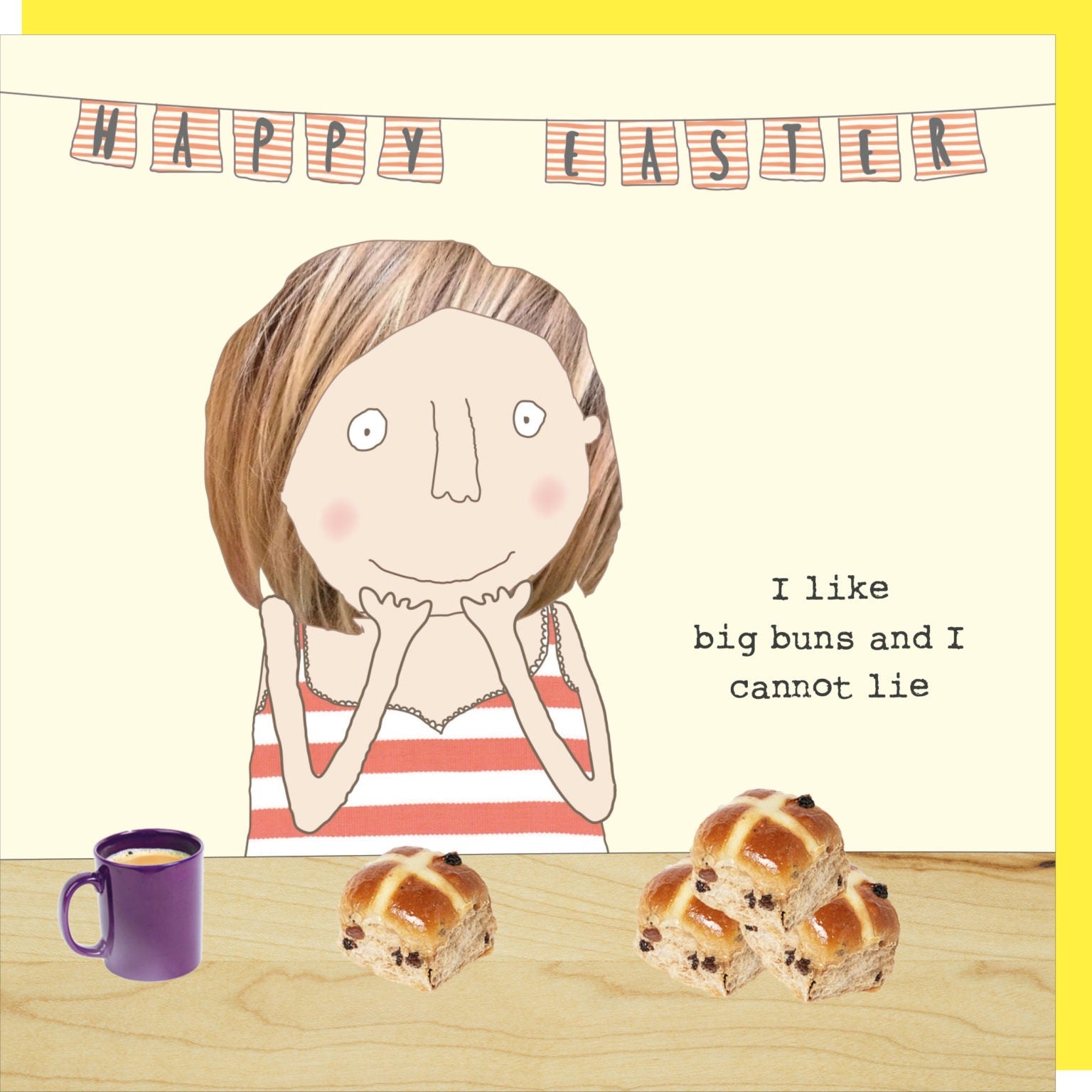 Rosie Made A Thing - Buns - Blank Card