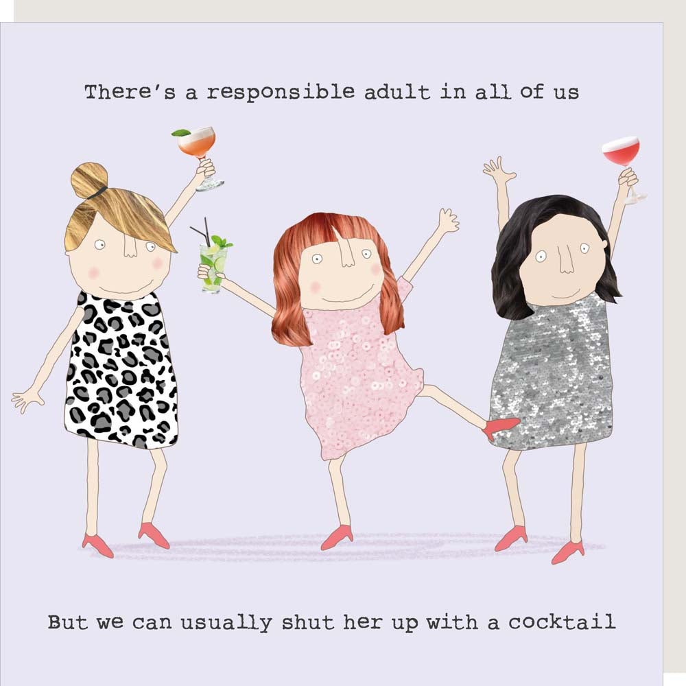 Rosie Made A Thing - Responsible Girl - Blank Card