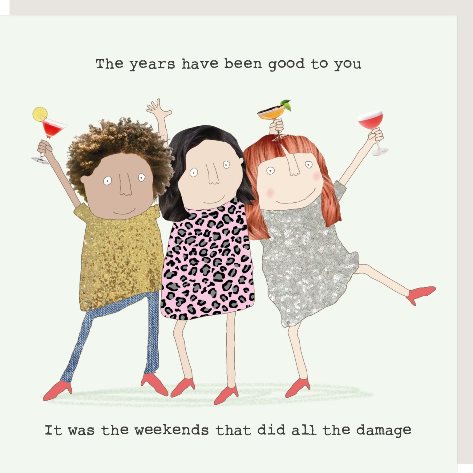 Rosie Made A Thing - Weekends - Blank Card
