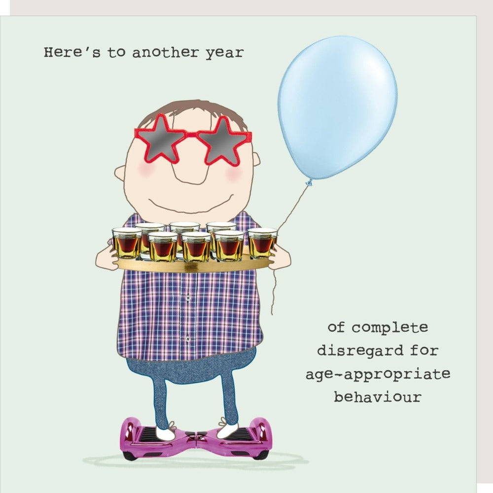 Rosie Made A Thing -Disregard Boy - Birthday Card