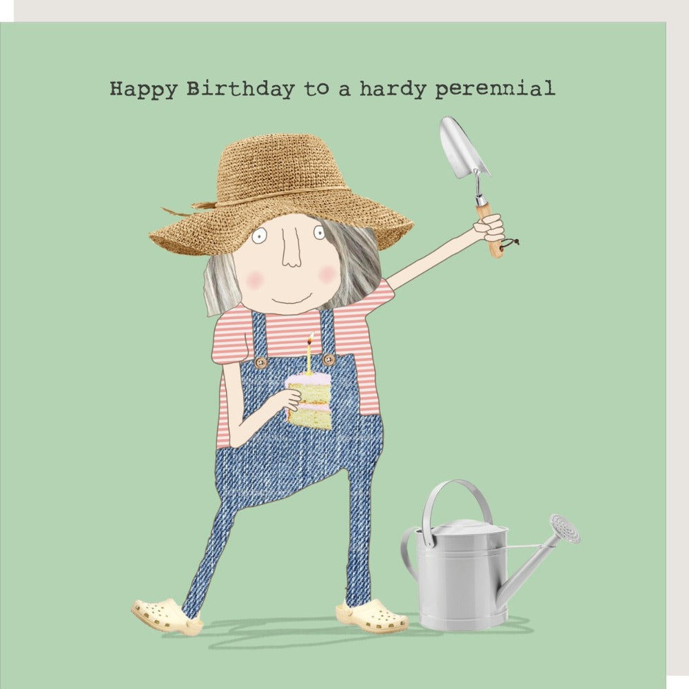 Rosie Made A Thing - Hardy Perennial - Birthday Card